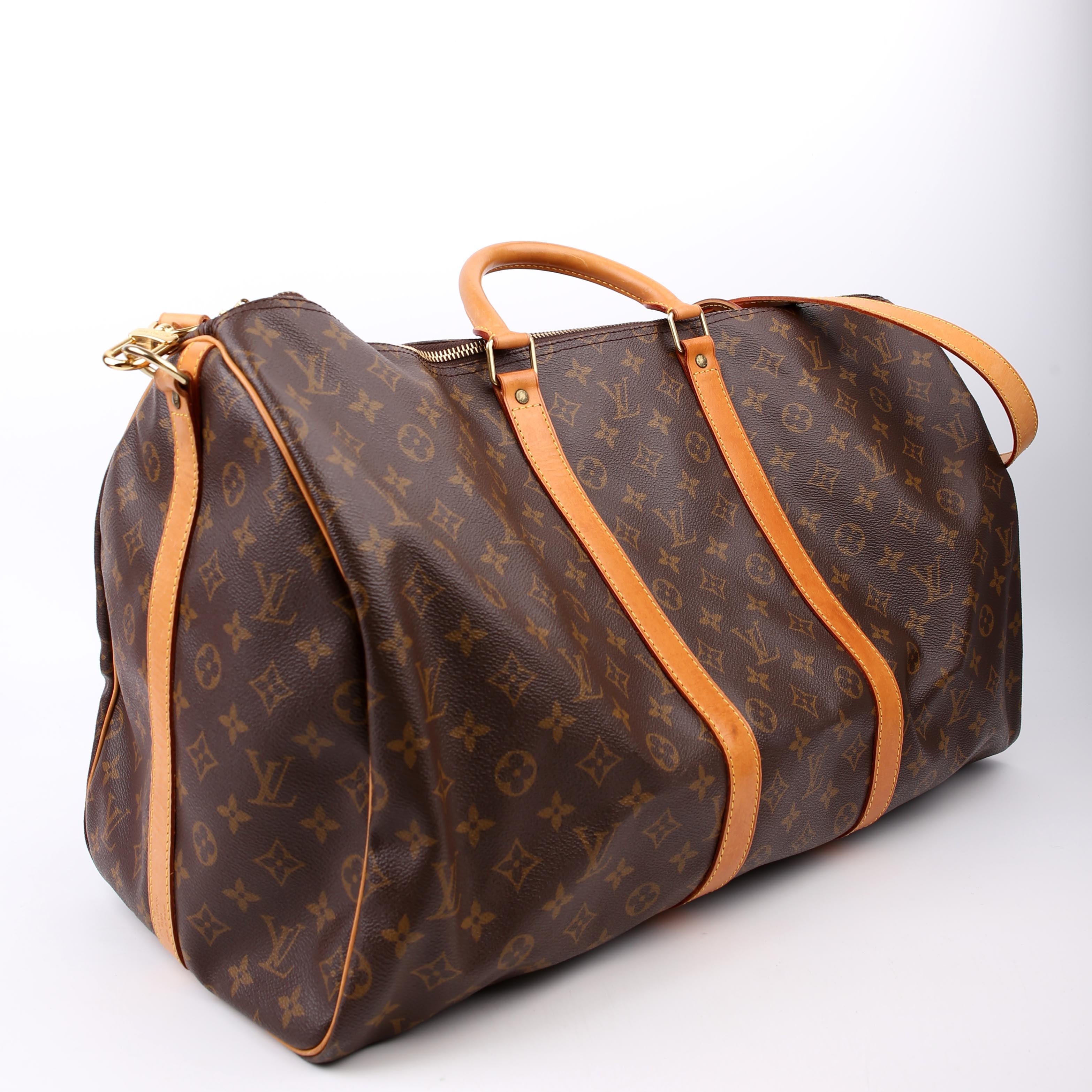 Louis Vuitton Keepall 55 Bandouliere Monogram