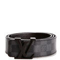 Louis Vuitton LV Initiales 40MM Reversible Leather/Damier Graphite Belt Size 90/36