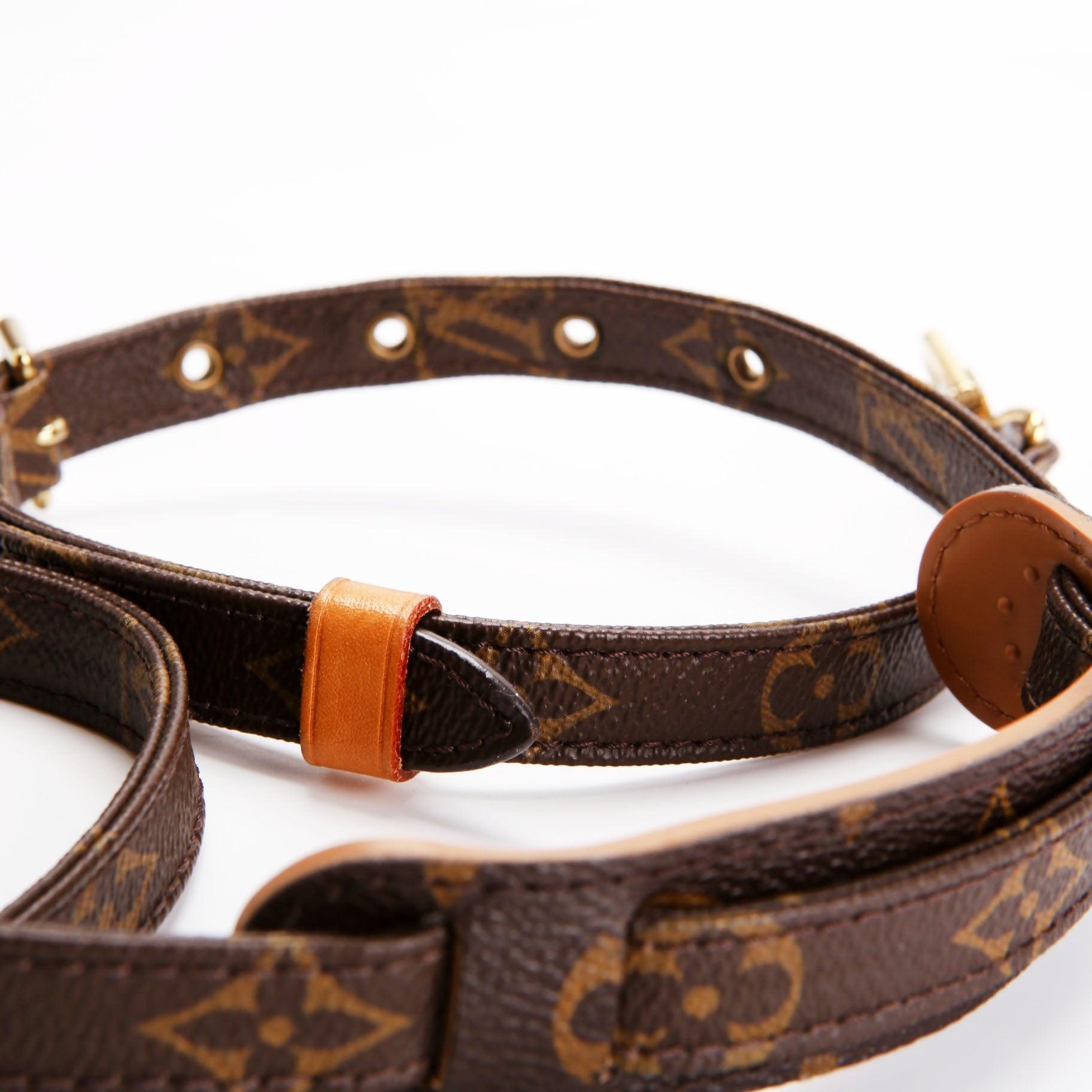 Louis Vuitton 16MM Adjustable Shoulder Monogram Canvas Strap