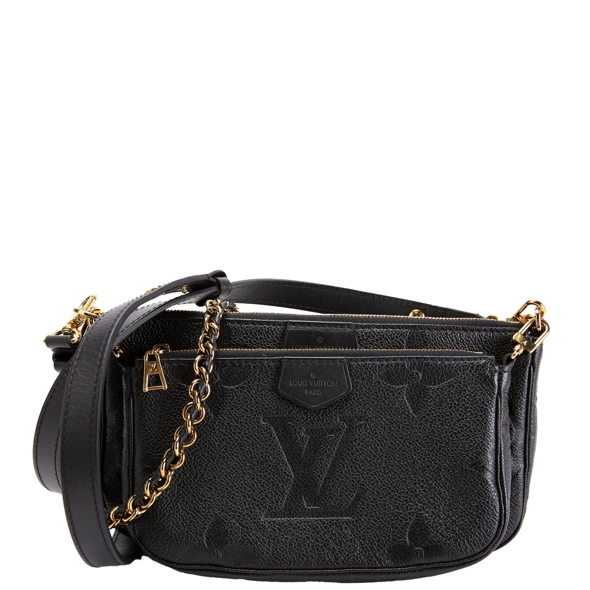 Louis Vuitton Multi Pochette Empreinte Black