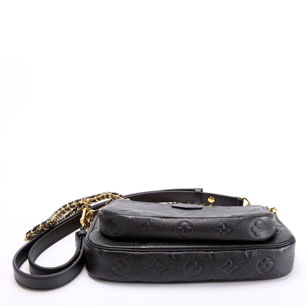 Louis Vuitton Multi Pochette Empreinte Black