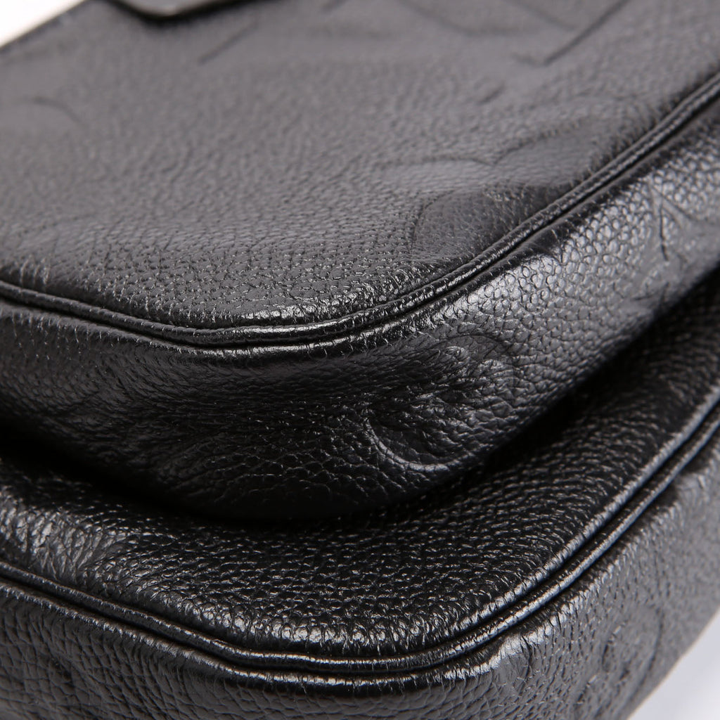 Louis Vuitton Multi Pochette Empreinte Black