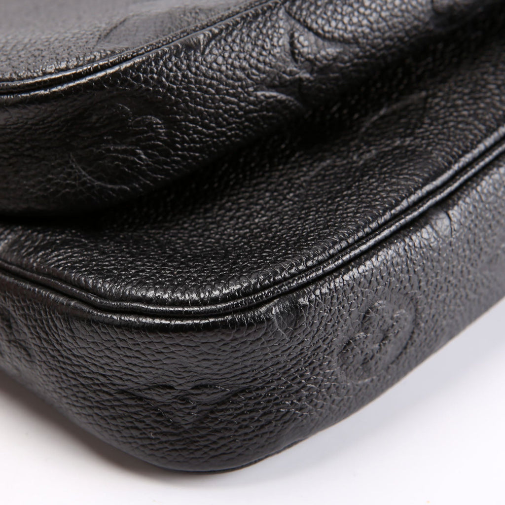Louis Vuitton Multi Pochette Empreinte Black