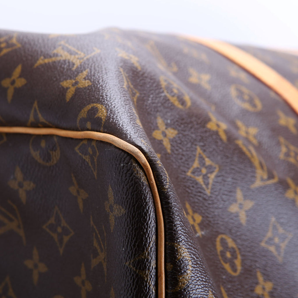 Louis Vuitton Keepall 55 Monogram Bandouliere Brown