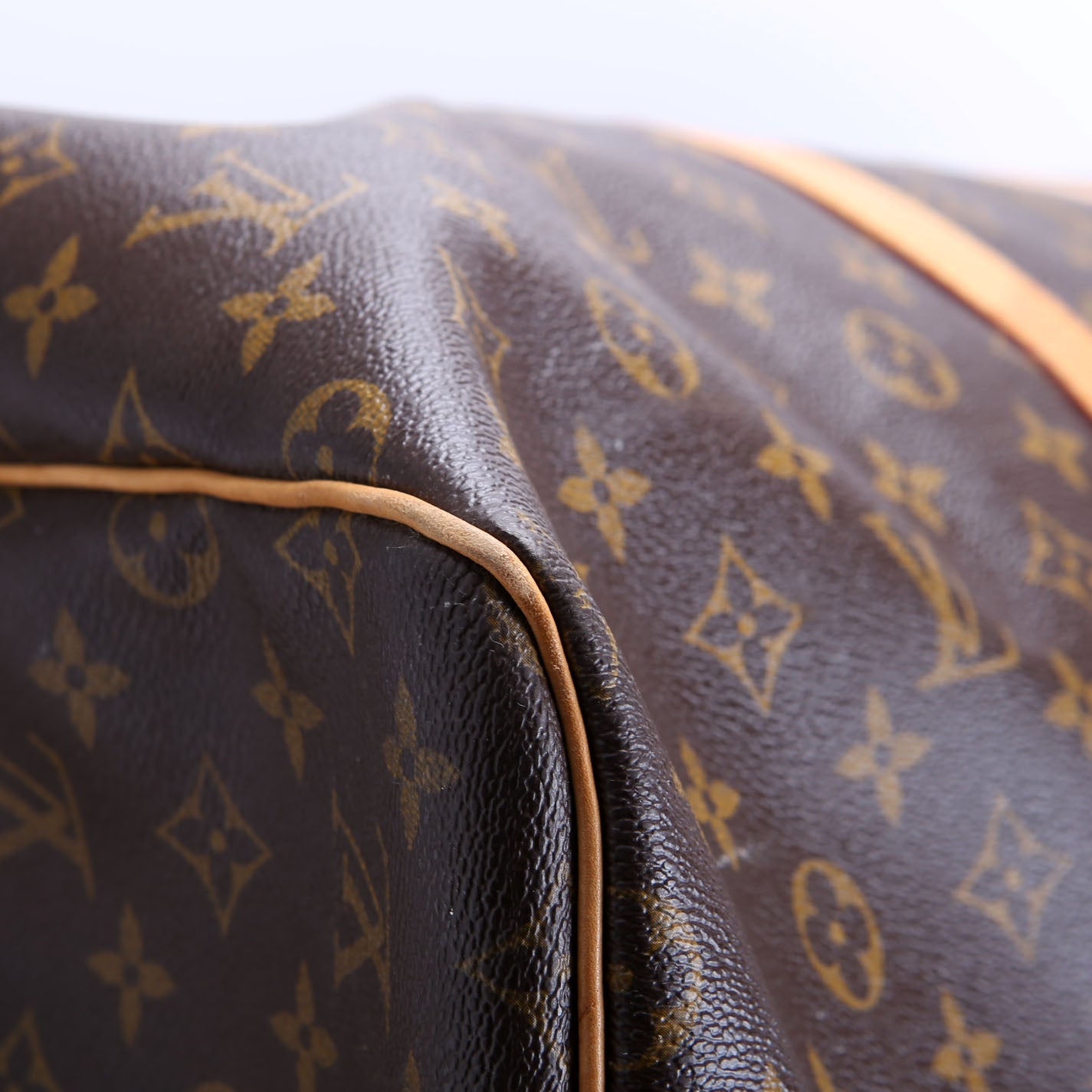Louis Vuitton Keepall 55 Monogram Bandouliere Brown