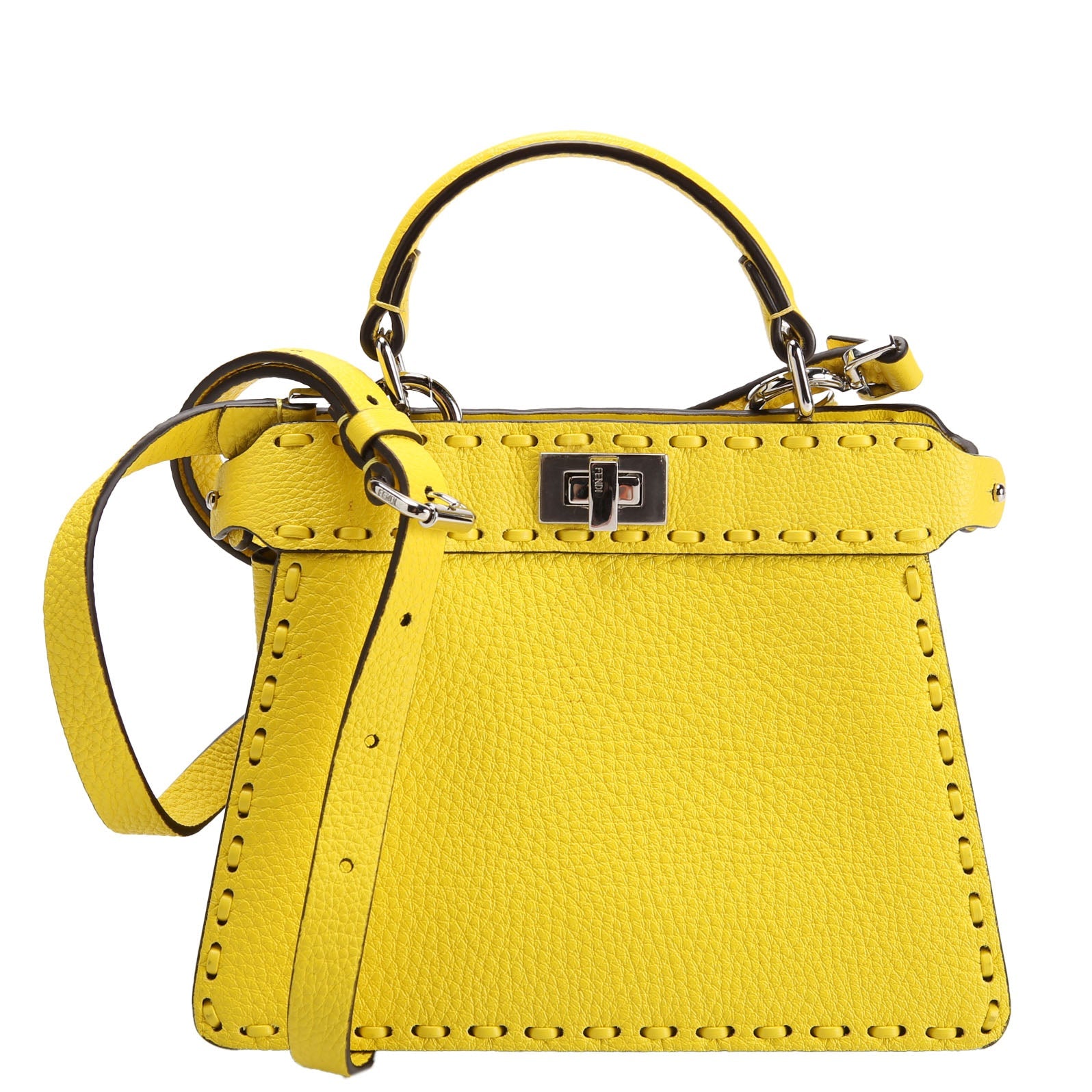 Fendi 8BN335 Peekaboo Iseeu Petite Selleria Yellow