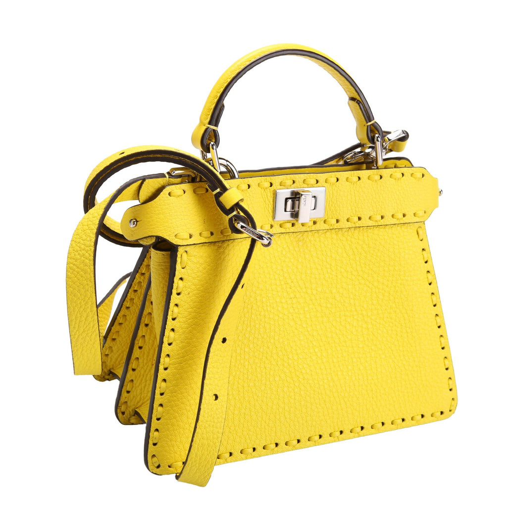Fendi 8BN335 Peekaboo Iseeu Petite Selleria Yellow