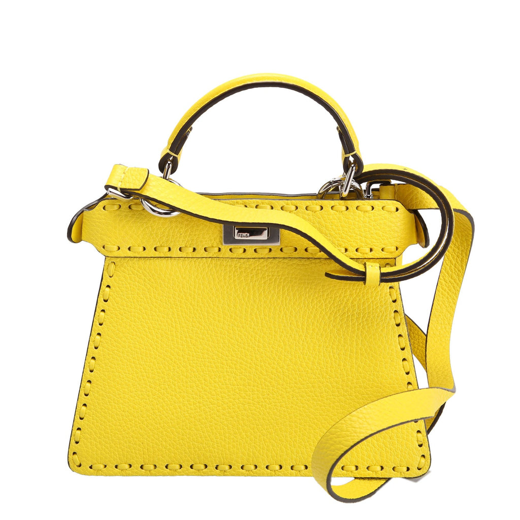 Fendi 8BN335 Peekaboo Iseeu Petite Selleria Yellow