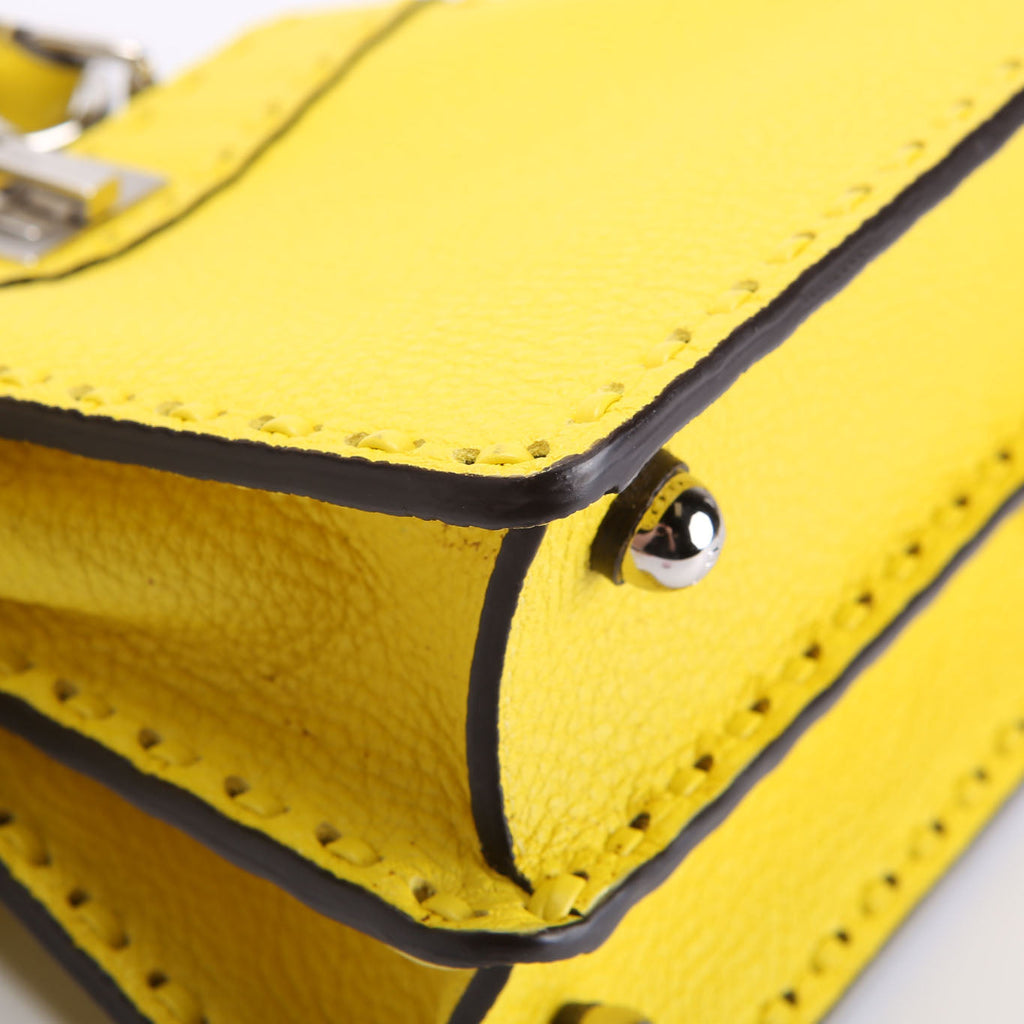 Fendi 8BN335 Peekaboo Iseeu Petite Selleria Yellow