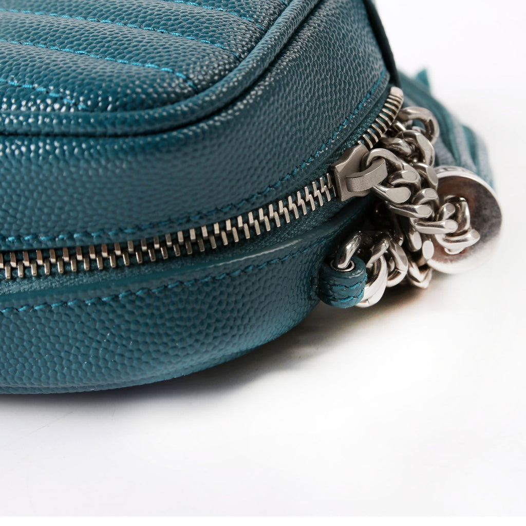 Saint Laurent Lou Camera Mini 612579 Teal