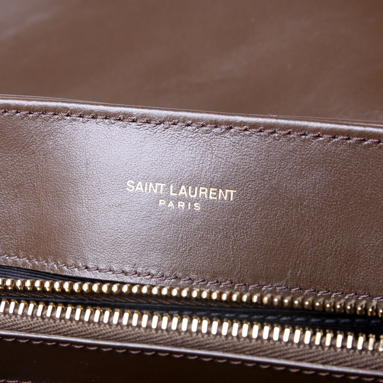 Saint Laurent Loulou Medium Quilted 574946 Brown