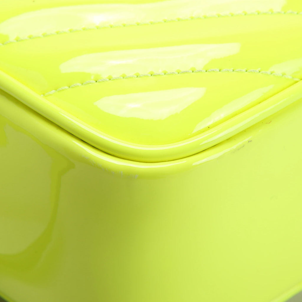 Saint Laurent Lou Camera Bag Quilted Patent 574495 Yellow