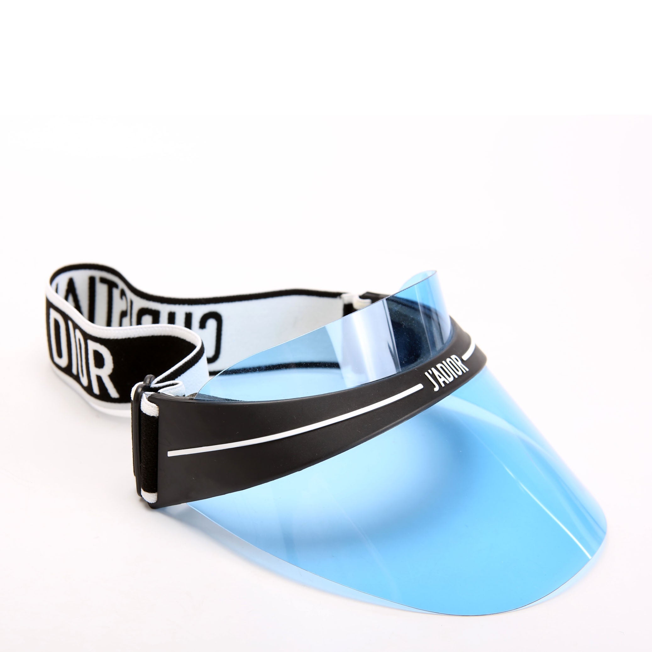 Christian Dior Diorclub1 Sun Visor Hat Blue/Black