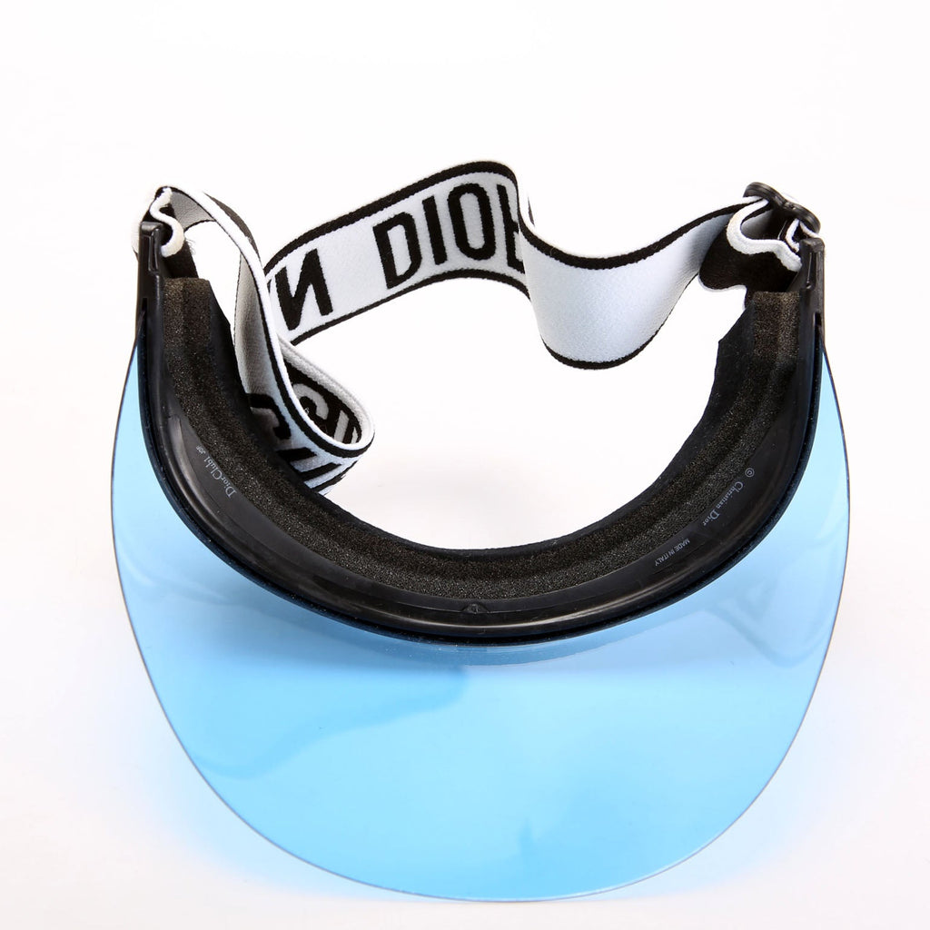 Christian Dior Diorclub1 Sun Visor Hat Blue/Black