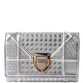Christian Dior Diorama Compact Wallet Silver