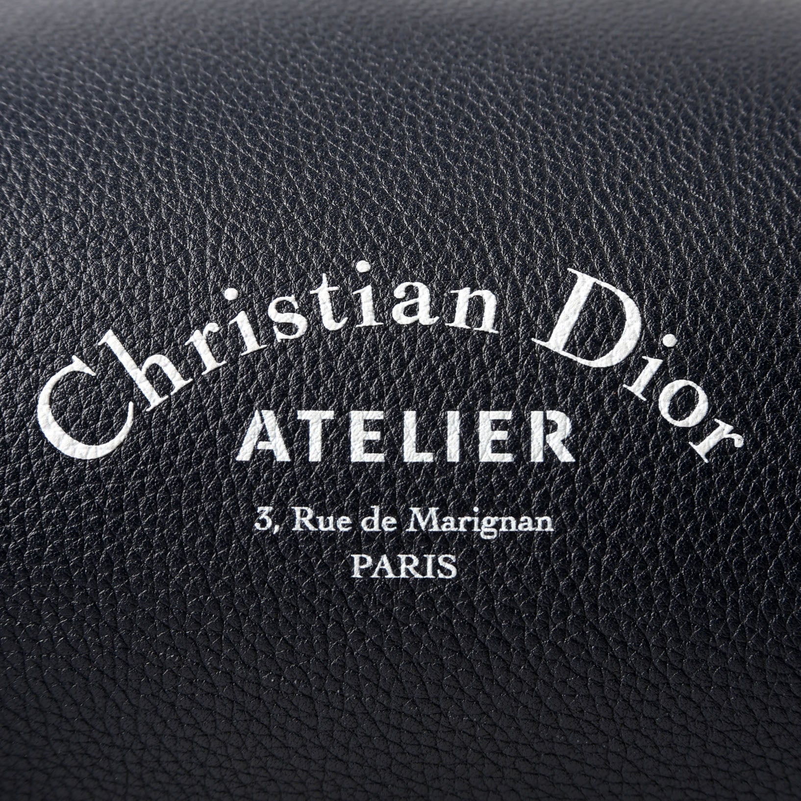 Christian Dior Atelier Roller Shoulder Bag Navy