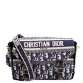 Christian Dior Diorcamp Messenger Small Oblique Navy/Beige