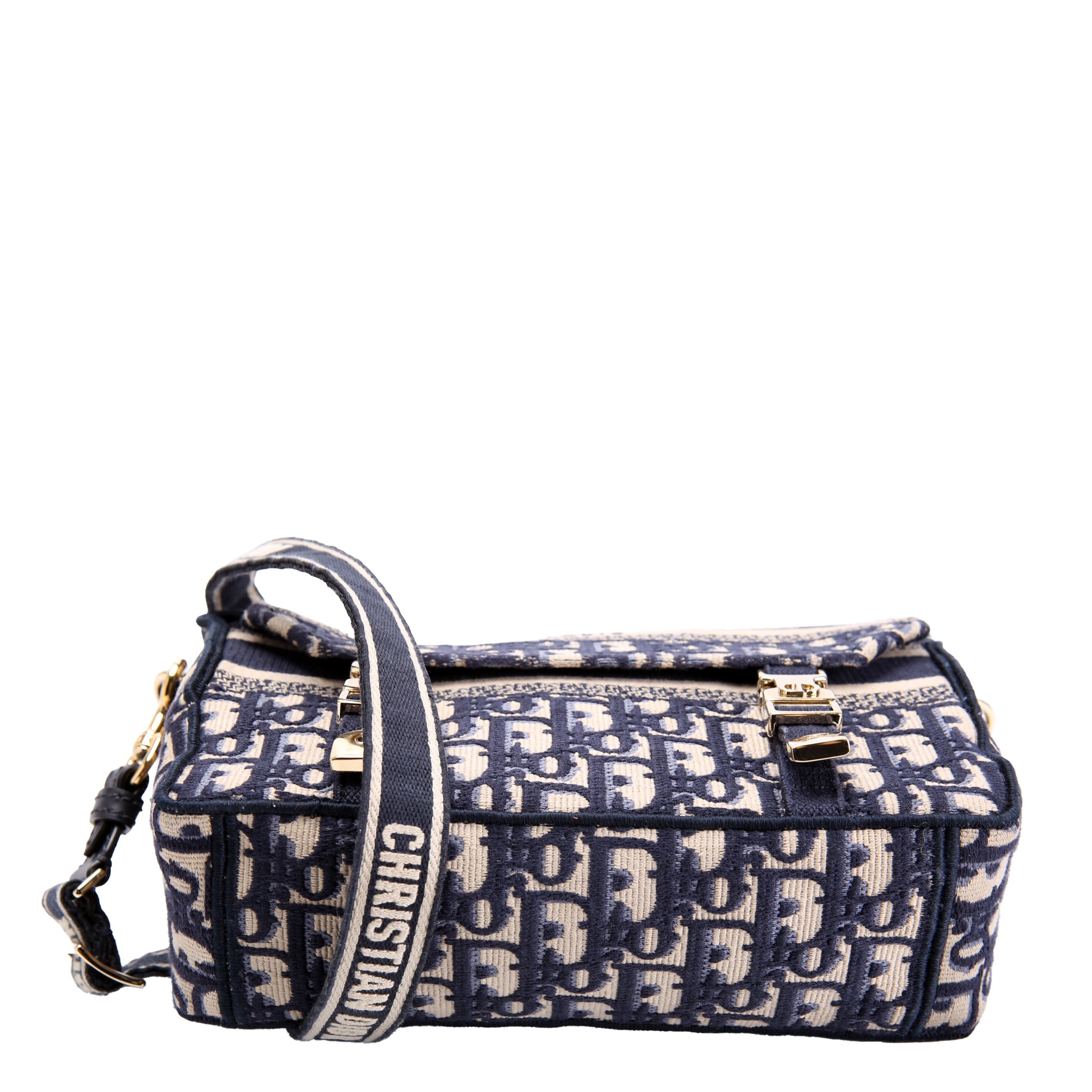 Christian Dior Diorcamp Messenger Small Oblique Navy/Beige