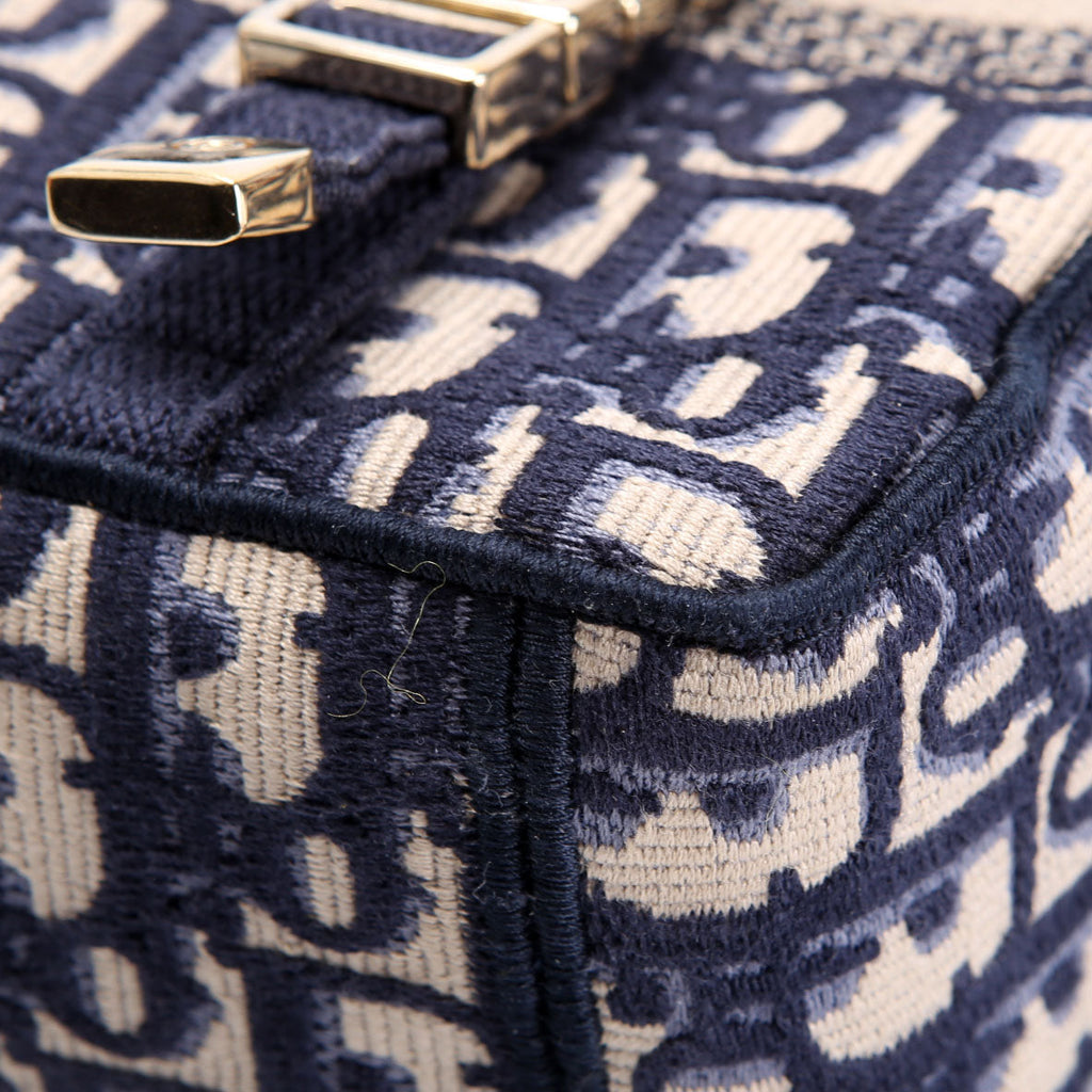 Christian Dior Diorcamp Messenger Small Oblique Navy/Beige