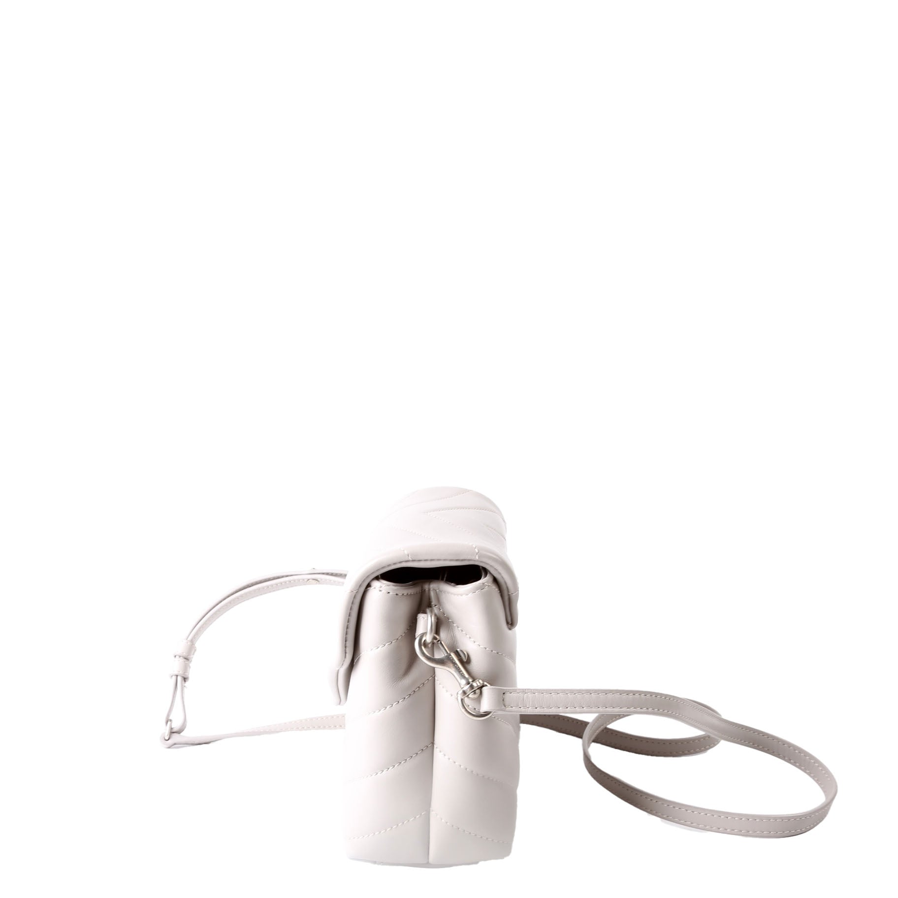 Saint Laurent 467072 LouLou Satchel Toy Crossbody Grey