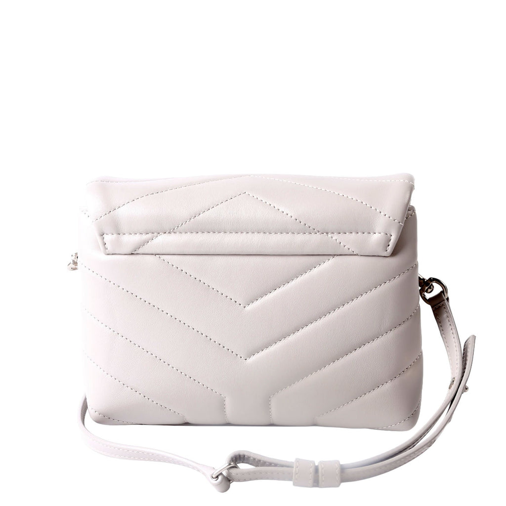 Saint Laurent 467072 LouLou Satchel Toy Crossbody Grey