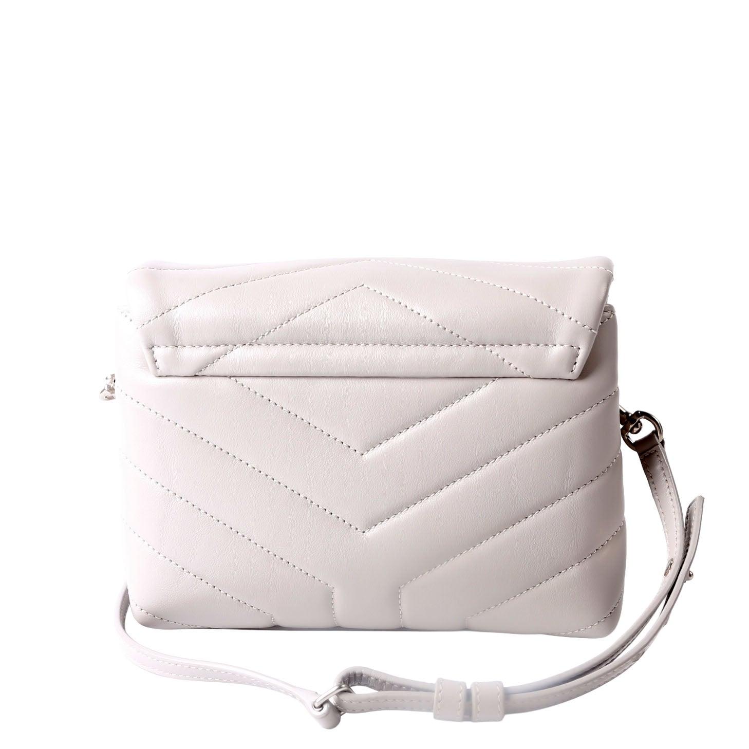 Saint Laurent 467072 LouLou Satchel Toy Crossbody Grey