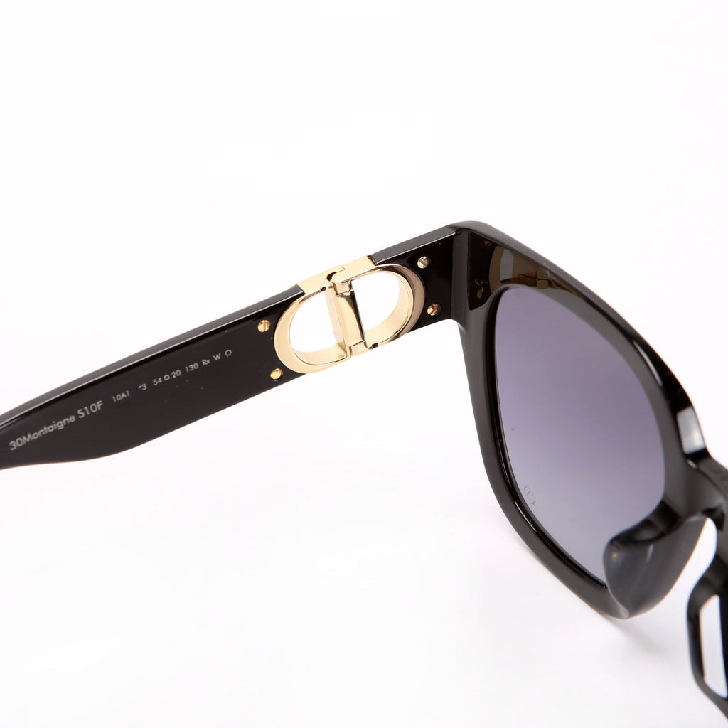 Christian Dior 30Montaigne S10F Square Sunglasses Black