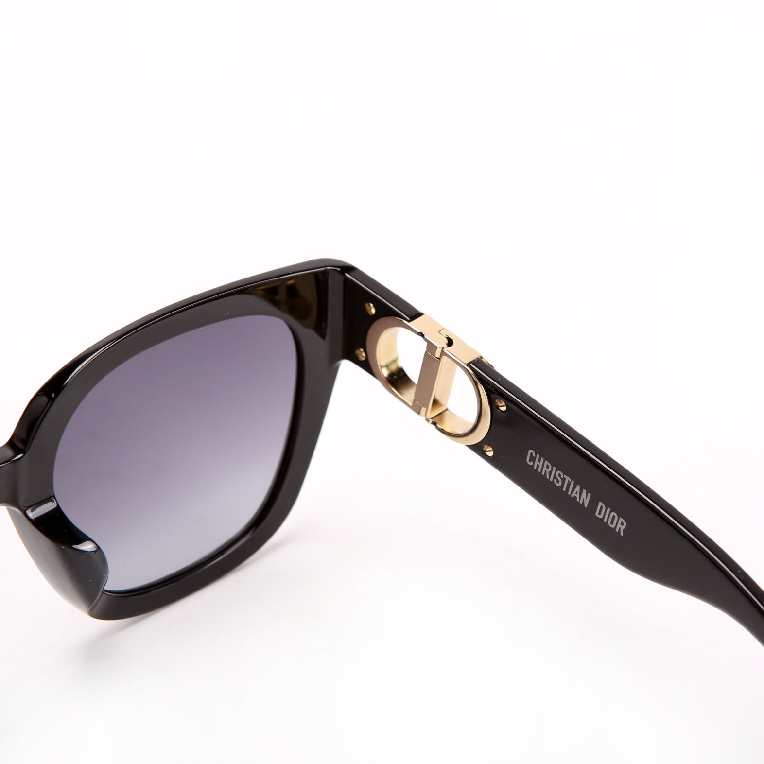 Christian Dior 30Montaigne S10F Square Sunglasses Black