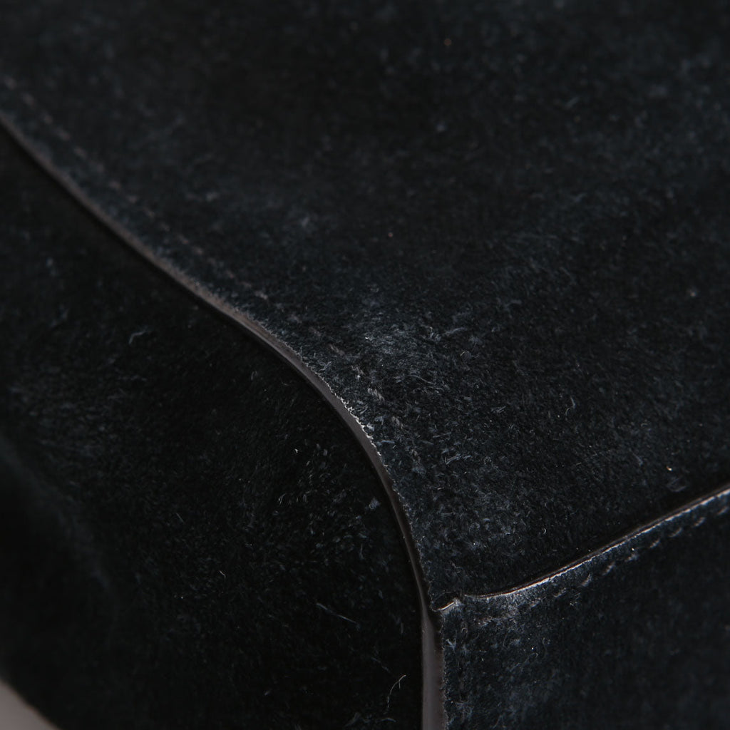 Saint Laurent Kate Satchel Medium Reversible Suede/Leather 553804 Black