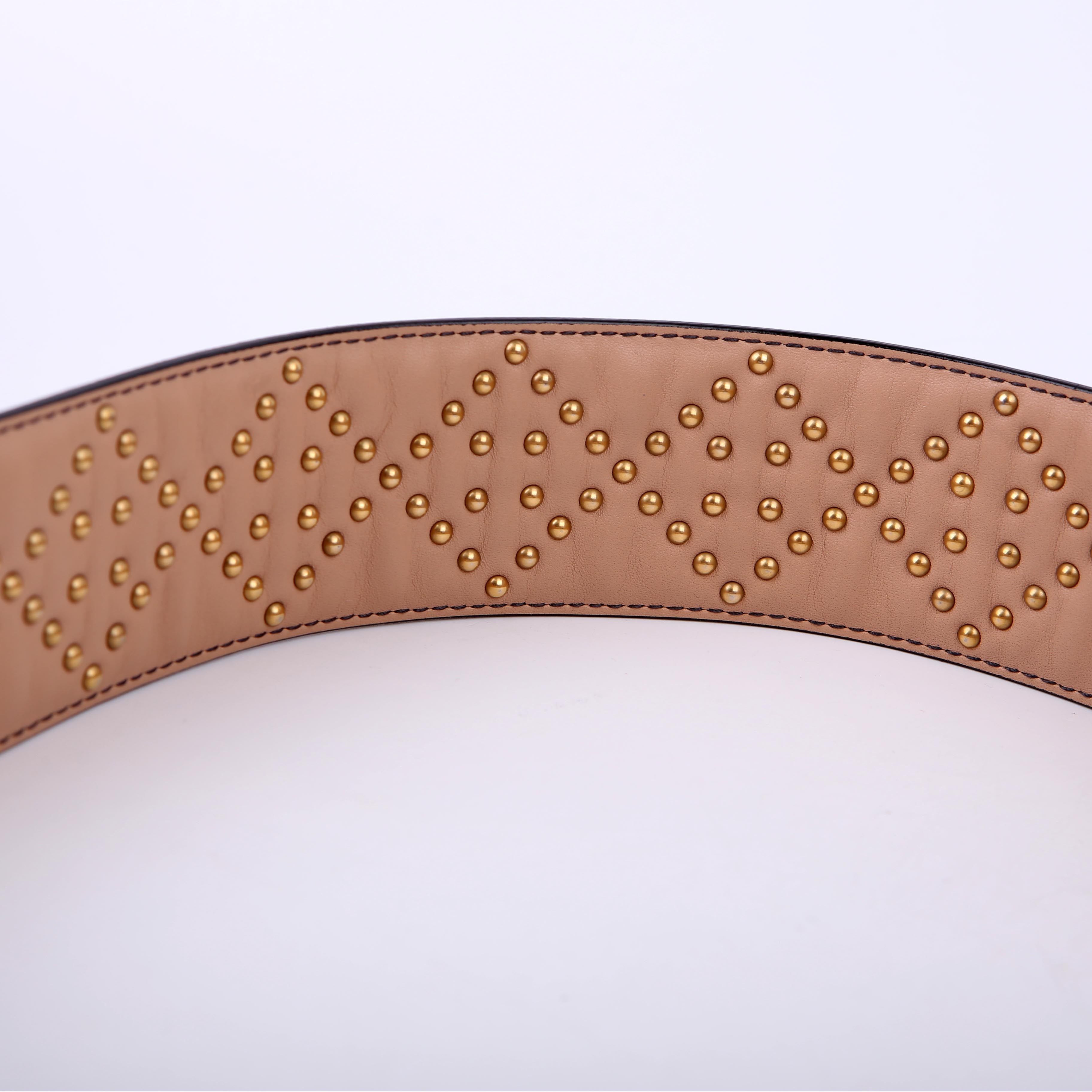 Christian Dior Lady Dior Mini Studded Tan