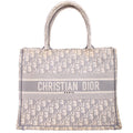 Christian Dior Book Tote Medium Grey
