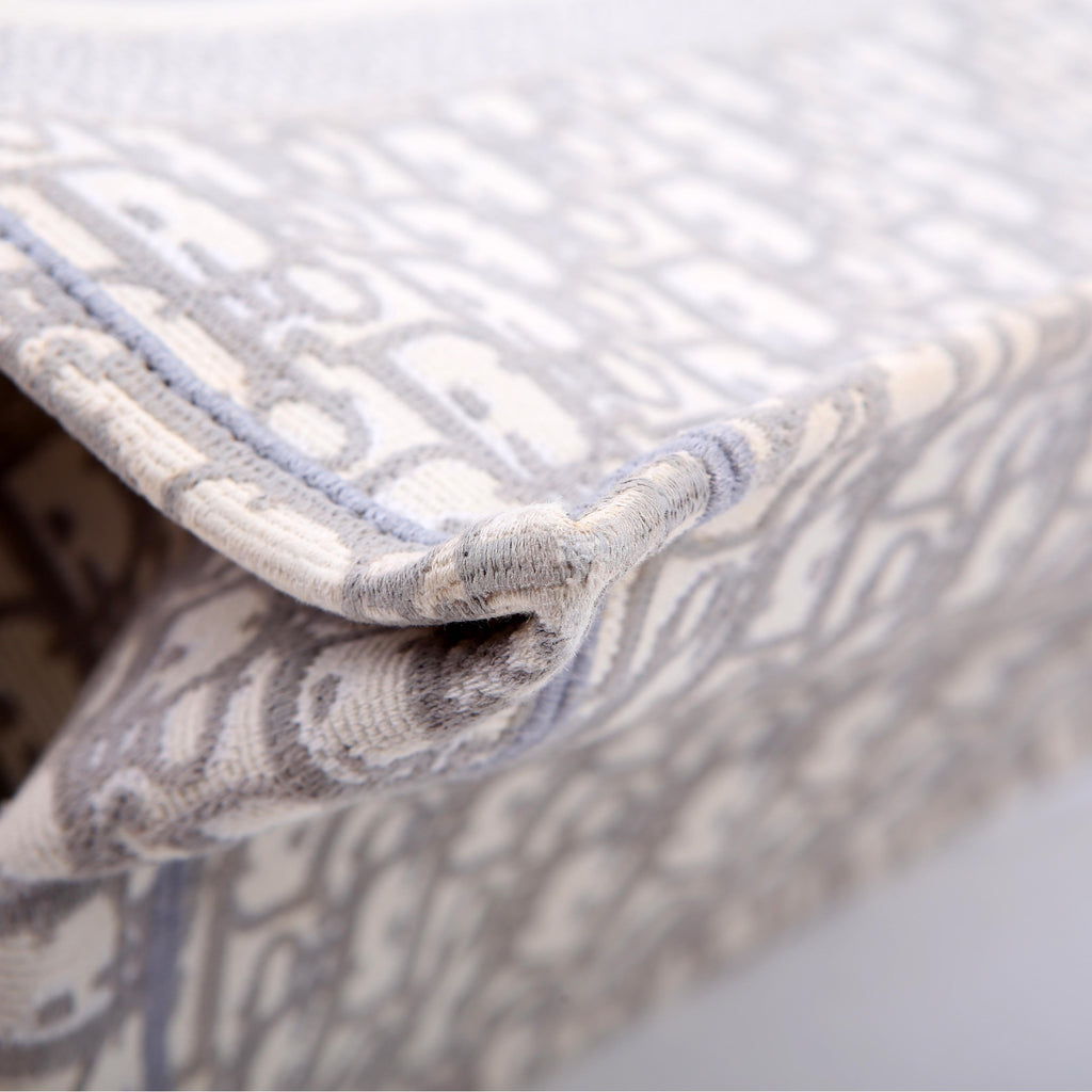 Christian Dior Book Tote Medium Grey