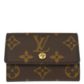 Louis Vuitton Monogram Porte Monnaie Plat Coin Purse Wallet M61930