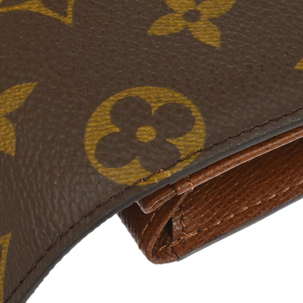 Louis Vuitton Monogram Porte Monnaie Plat Coin Purse Wallet M61930