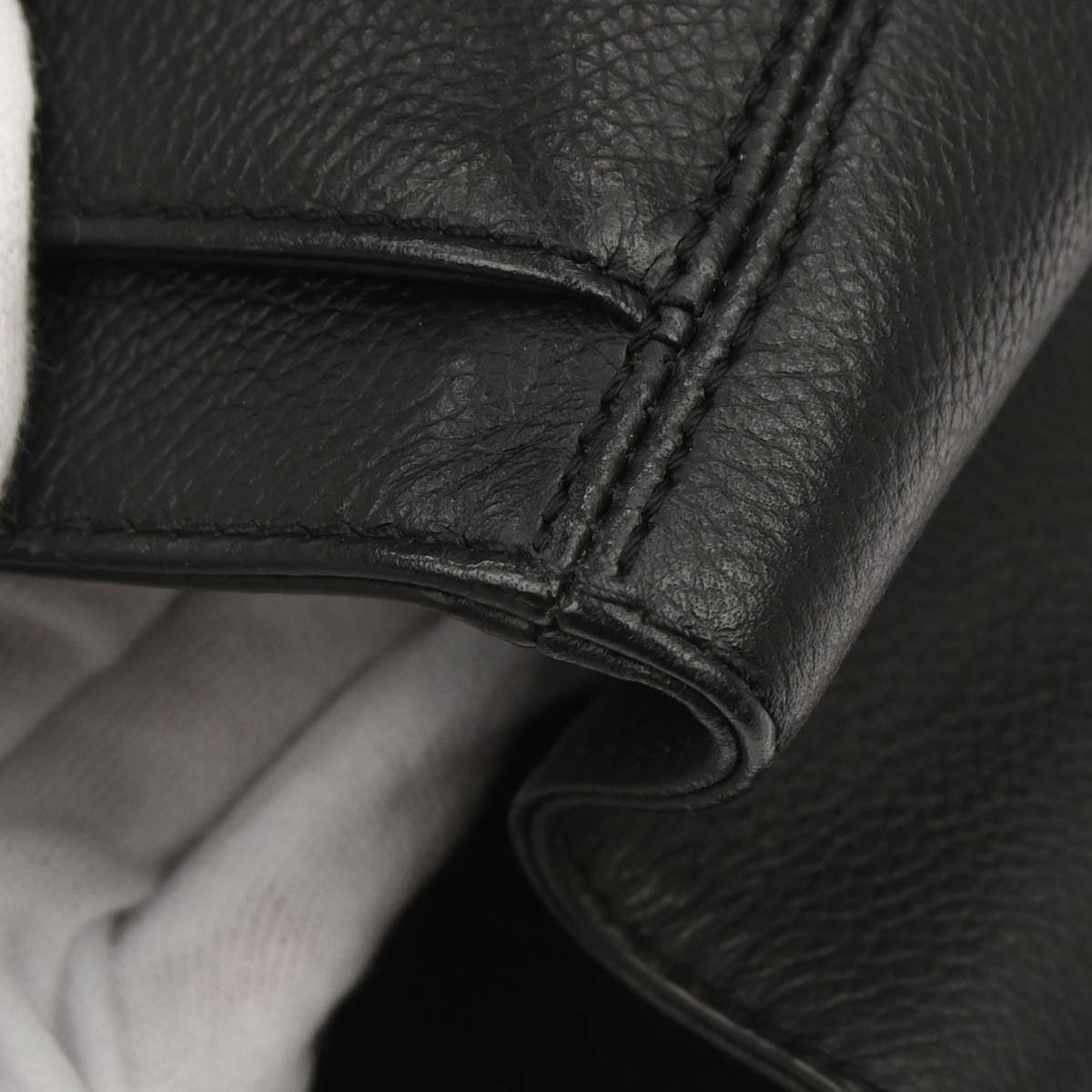 Chanel 2013-2014 Black Calfskin Cerf Executive Tote Bag