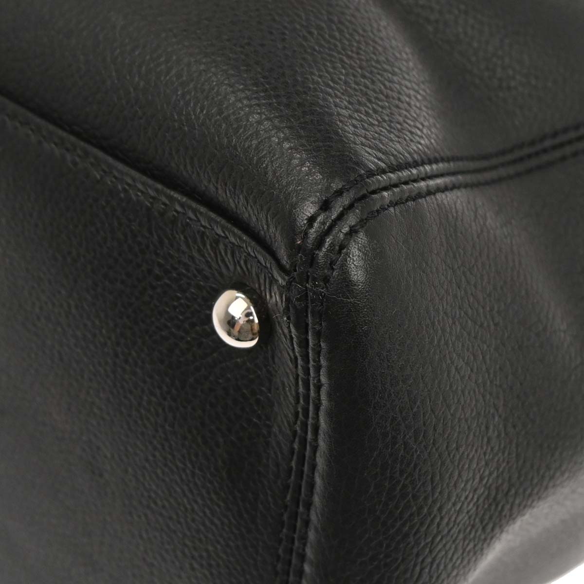 Chanel 2013-2014 Black Calfskin Cerf Executive Tote Bag