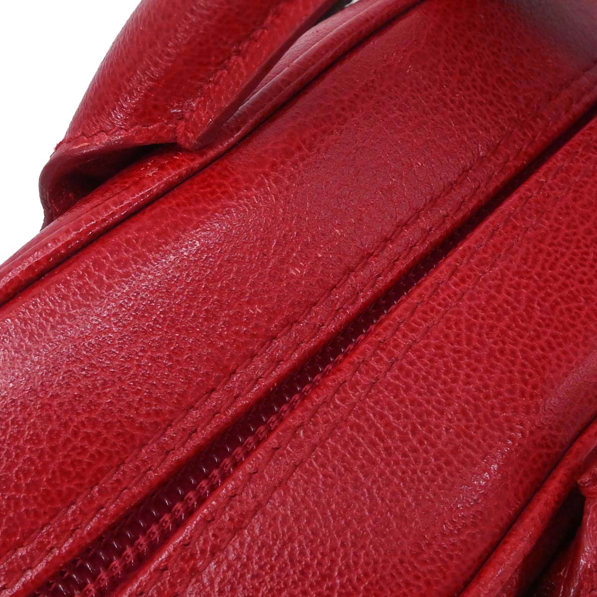 Christian Dior Red Double Saddle Handbag