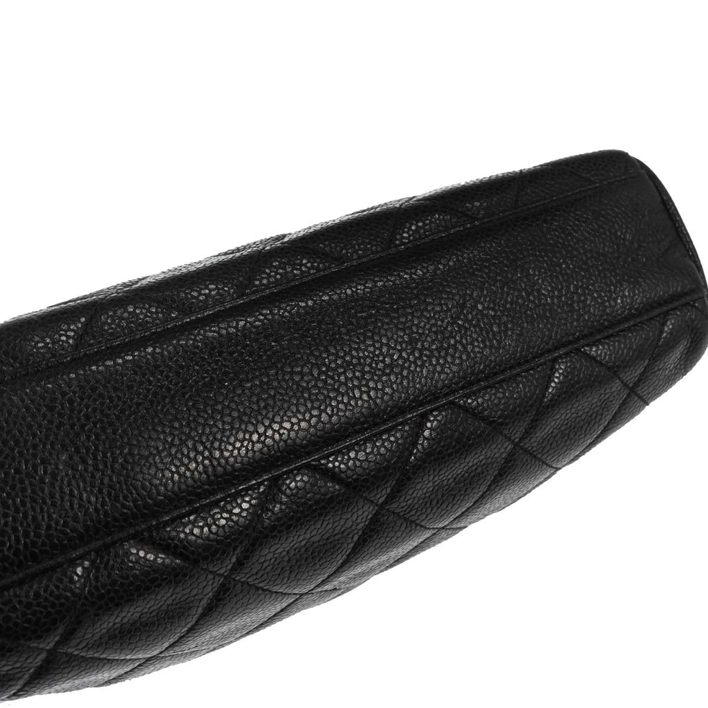 Chanel Black Caviar Skin Camera Bag Small