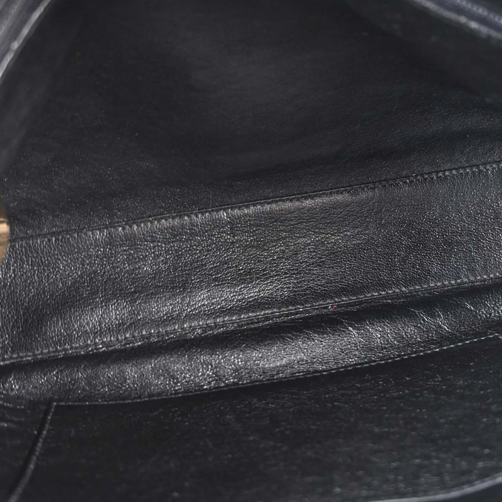 Chanel Black Caviar Skin Camera Bag Small