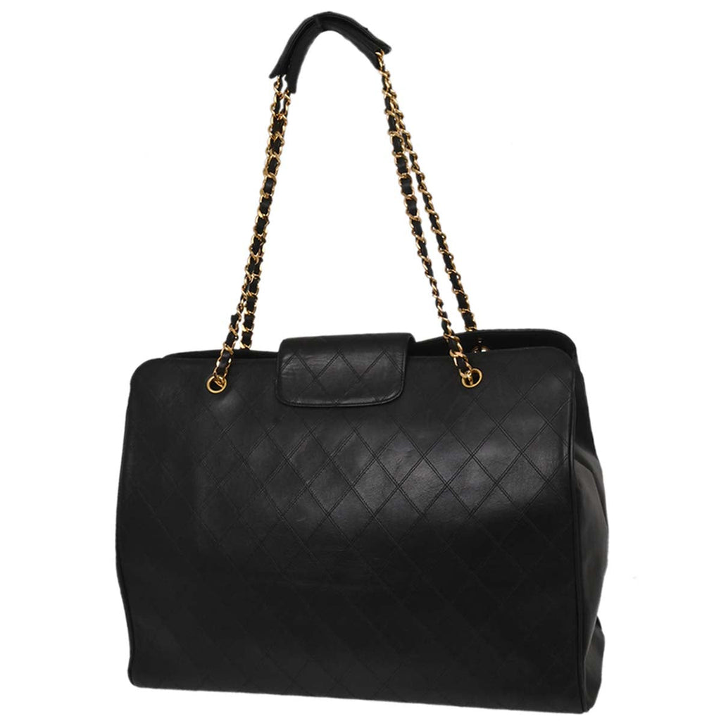 Chanel Black Lambskin Bicolore Supermodel Shoulder Bag