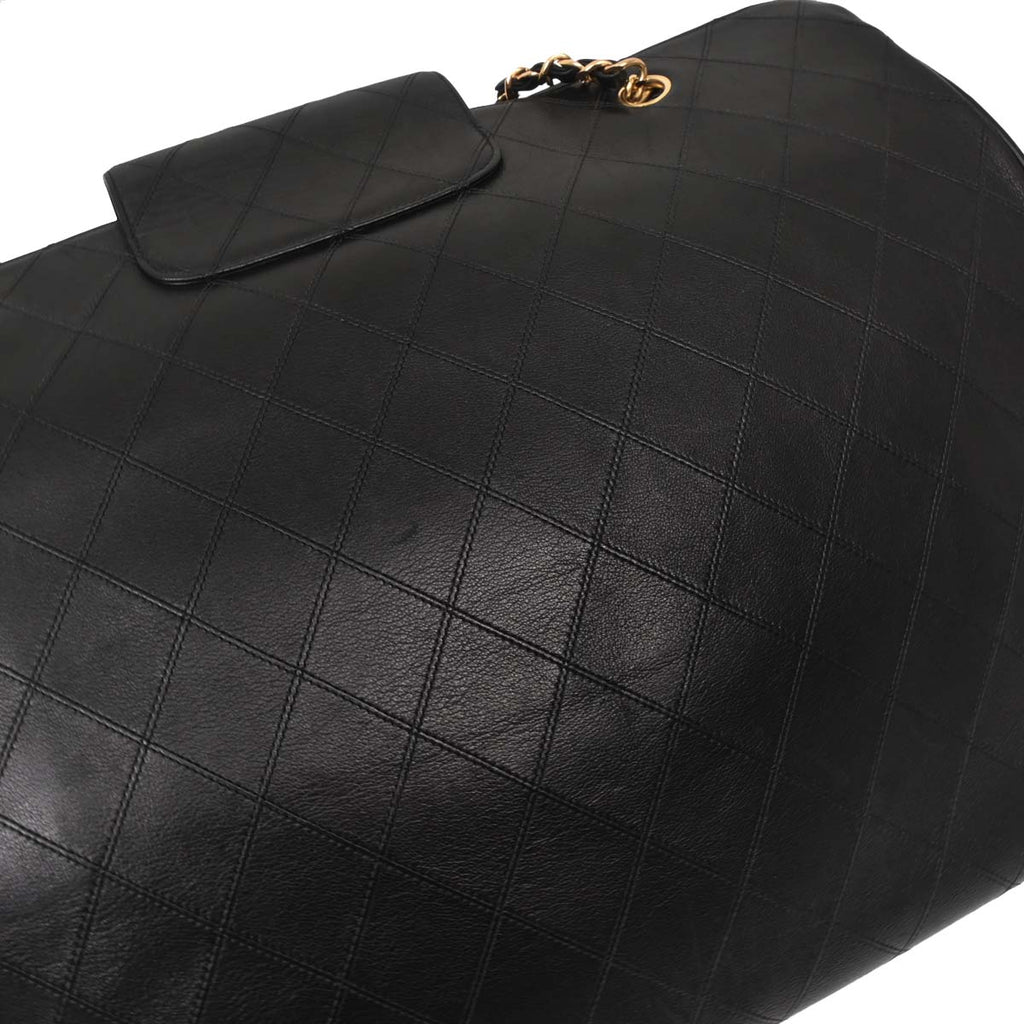 Chanel Black Lambskin Bicolore Supermodel Shoulder Bag