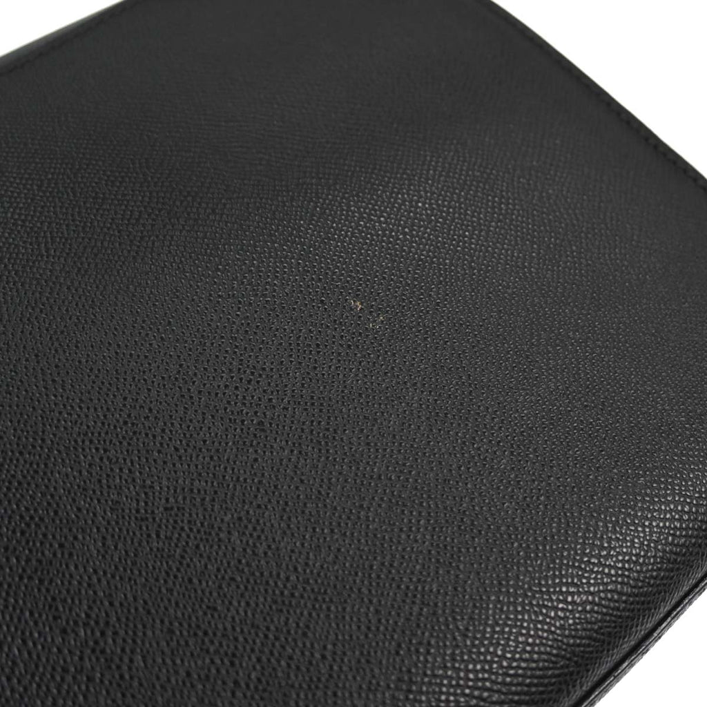 Chanel Black Caviar Skin Straight Flap Handbag
