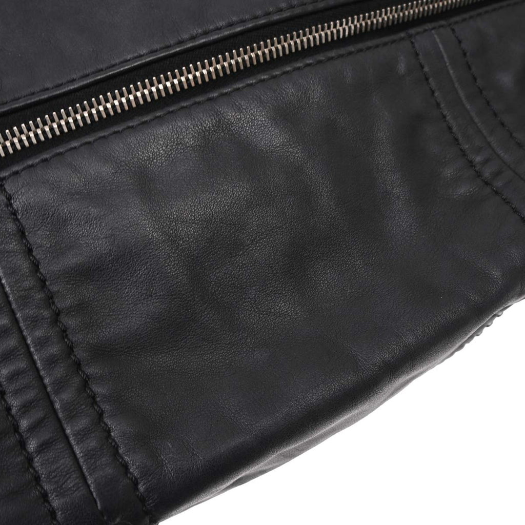 Chanel Black Calfskin Luxury Line Tote Handbag
