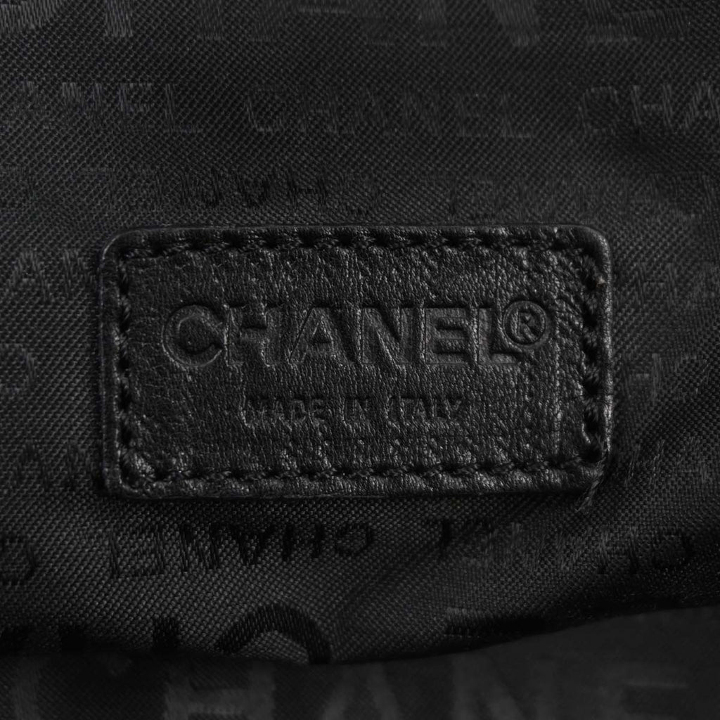 Chanel Black Nylon Sport Line Duffle Gym Handbag