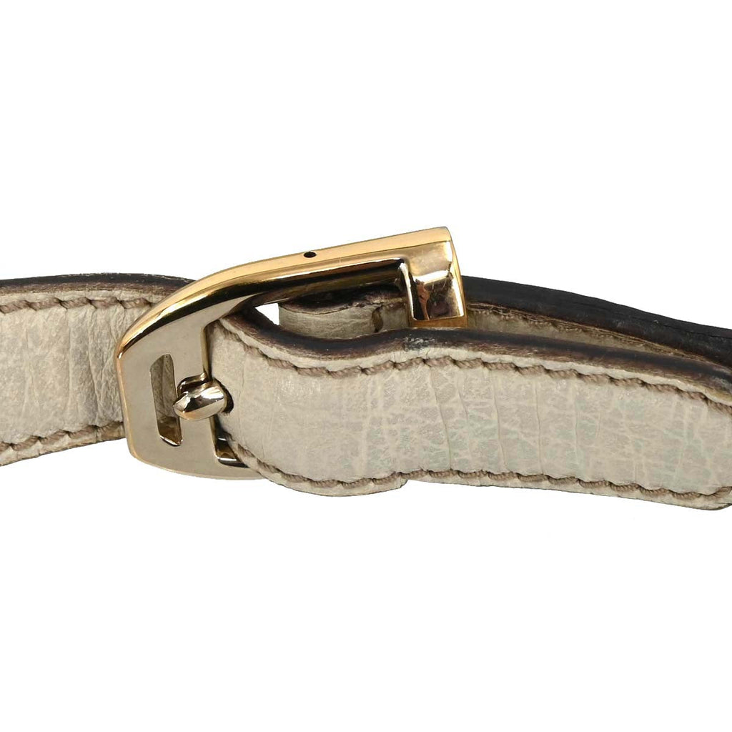 Gucci Beige GG Horsebit Handbag