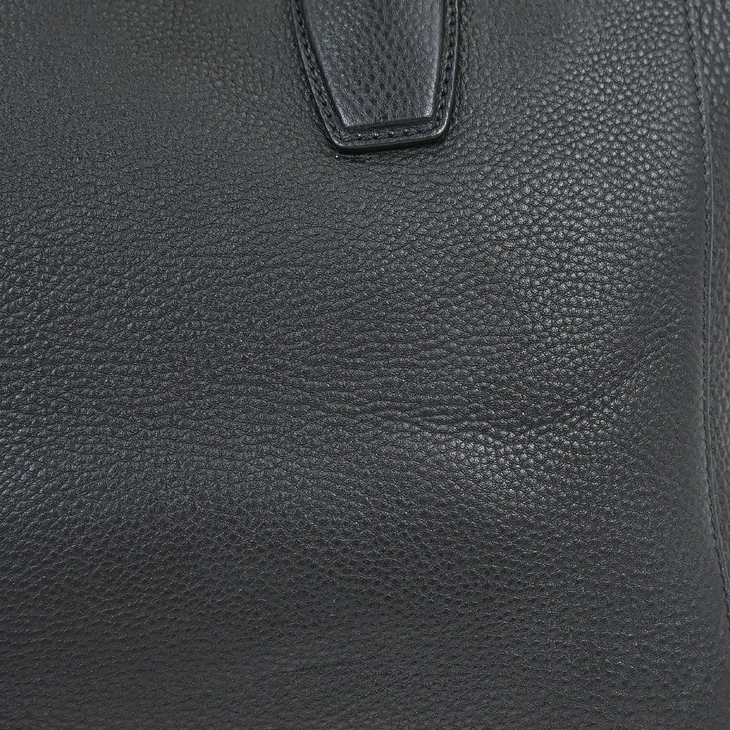 Prada Black Leather 2way Shoulder Tote Handbag