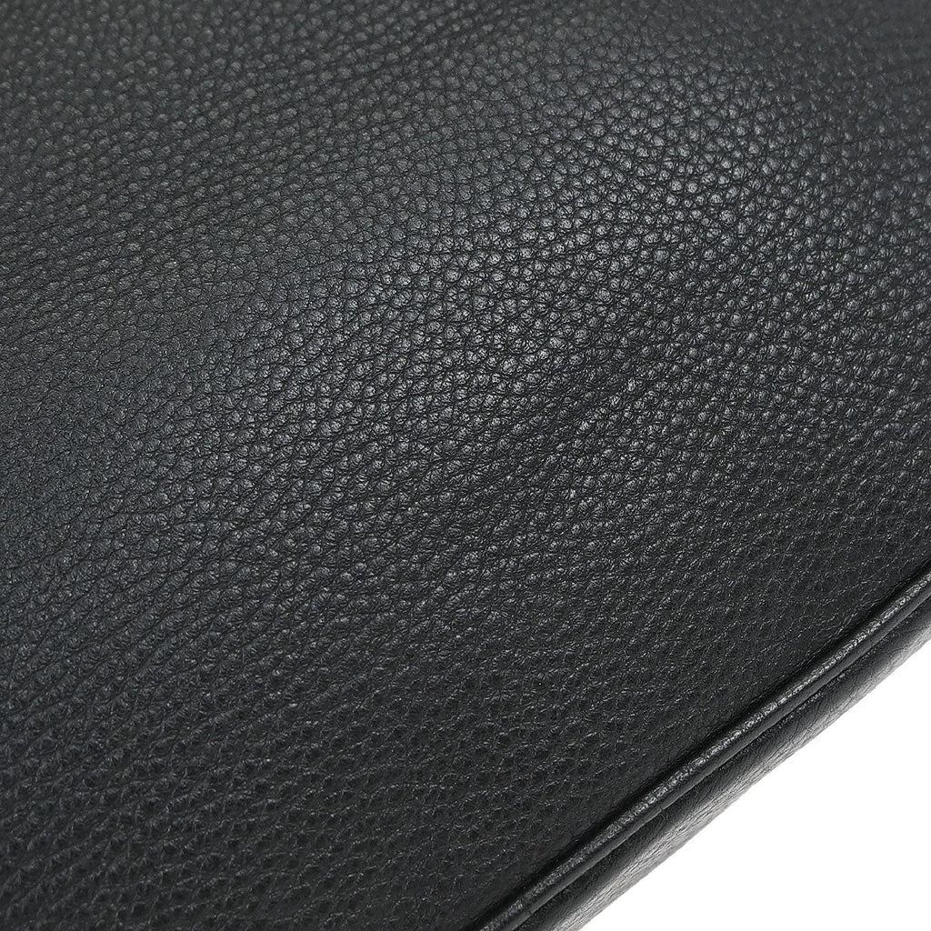 Prada Black Leather 2way Shoulder Tote Handbag