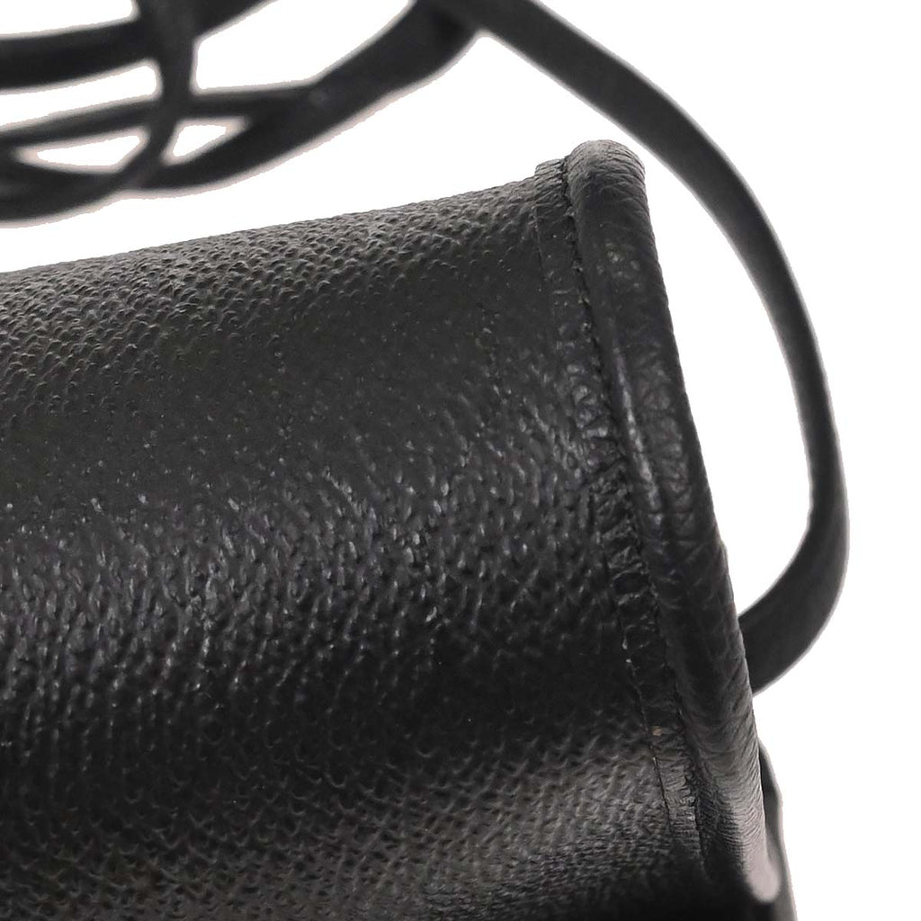 Christian Dior Black PVC Honeycomb Shoulder Bag