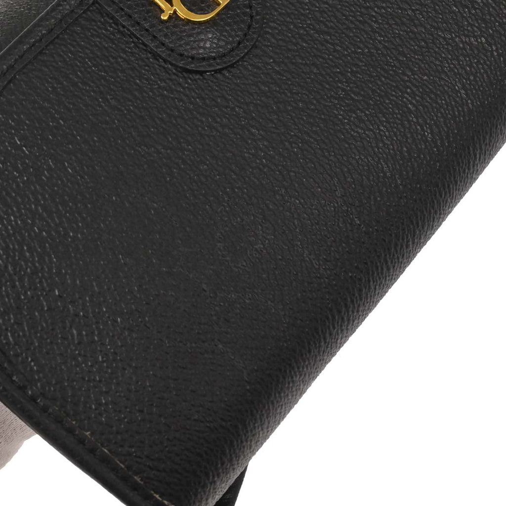 Christian Dior Black PVC Honeycomb Shoulder Bag