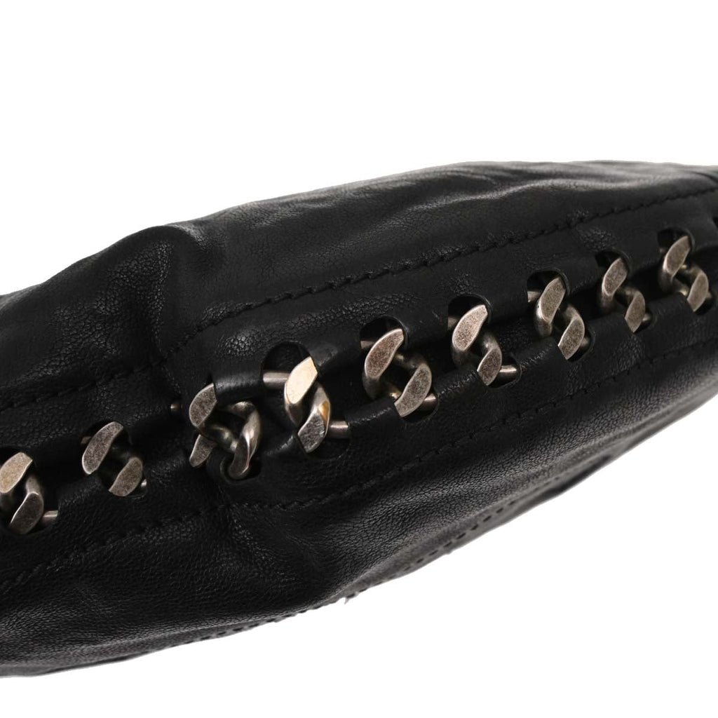 Chanel Black Calfskin Luxury Line Handbag
